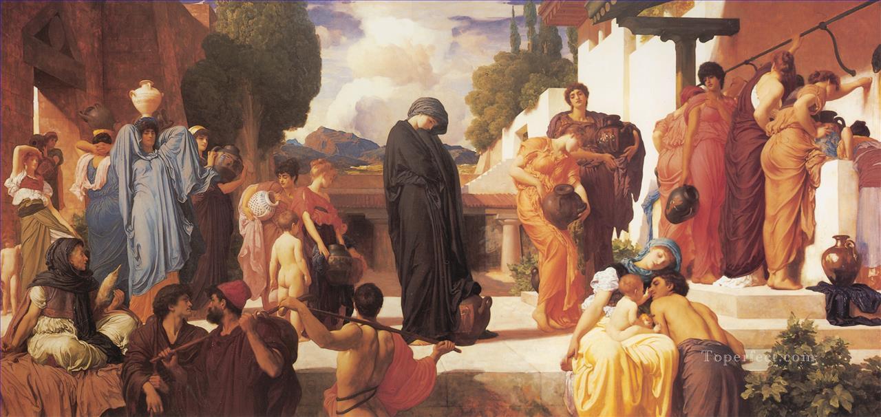 Captive Andromache Academicism Frederic Leighton Oil Paintings